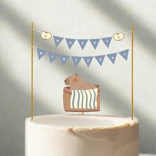 Kit Decorazioni Compleanno Capybara 99 Pezzi | Palloncini, Adesivi, Cake Topper E Striscione | Tema Animali