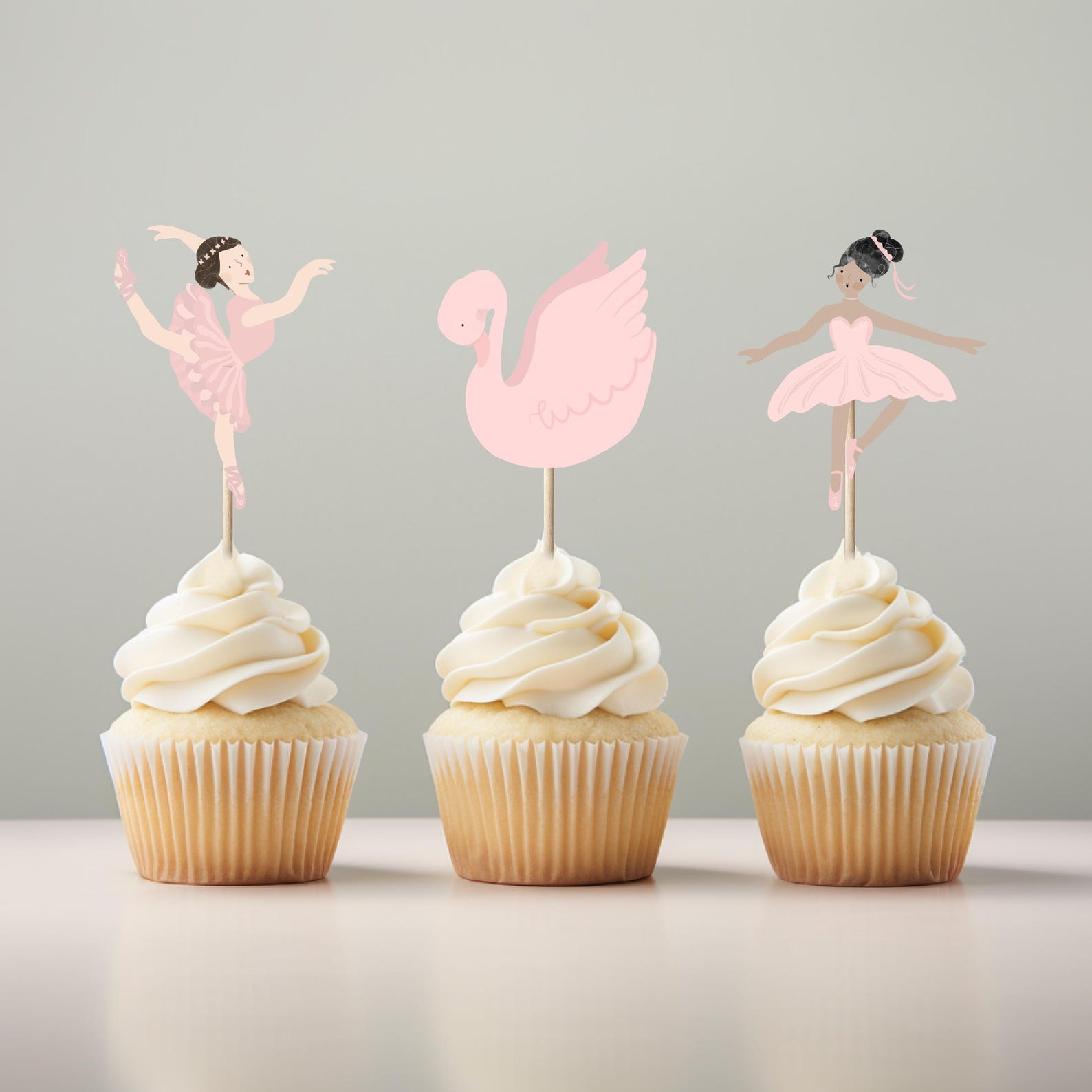 Happy Birthday Banner Pink Ballerina Party Printable Ballet Decoration ...