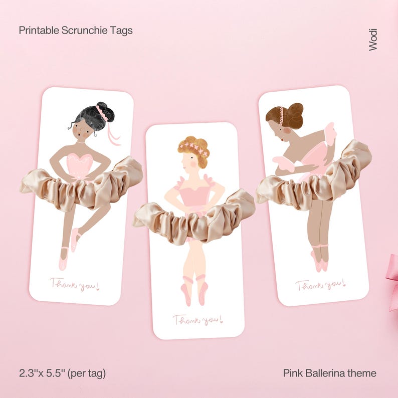 Happy Birthday Banner Pink Ballerina Party Printable Ballet Decoration ...
