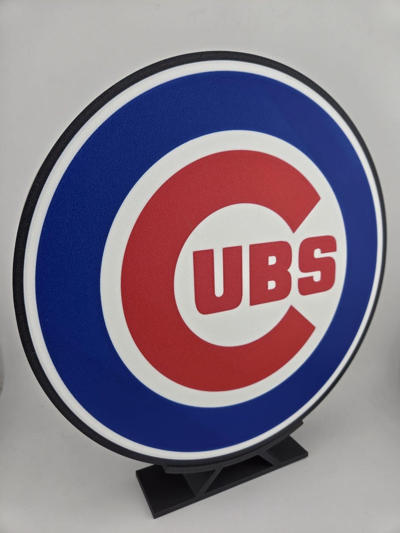 Cubs Inning Sign Chicago Cubs LED Sign: MLB Fan Cave Decor, Baseball Gift - Etsy