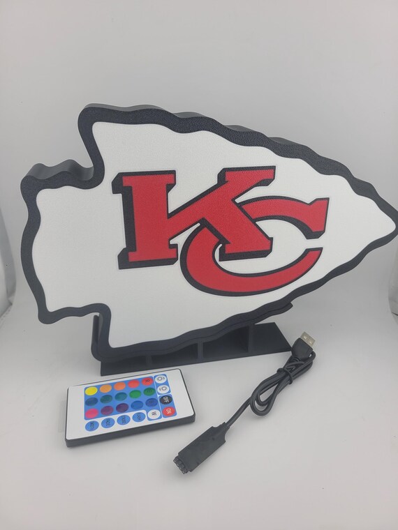 Kansas City Arrowhead Led Sign, Multicolored Let Lightbox