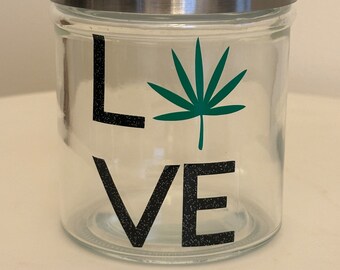 LOVE stash jar