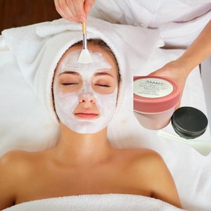 Máscara Facial Revive com Argila Bentonita | Máscara facial de argila | Cuidados com a pele | Cuidados Naturais com a Pele | Colágeno | Mel