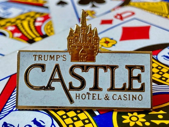 Vintage Trump's Castle Hotel & Casino Pin - image 1