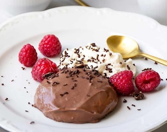 Mezcla para pudín de chocolate sueco – Postre cremoso escandinavo – 480 g / 16,9 oz – Rinde 16 porciones