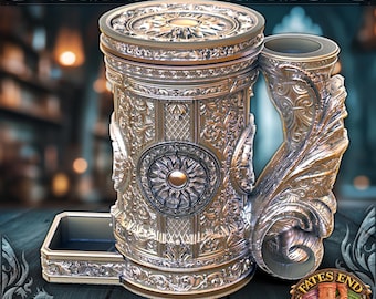 Light Magic Can Holder and Dice Tower, Fantasy RPG Tabletop Game Accessory