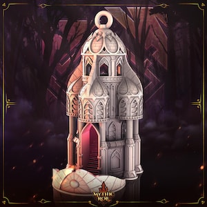 The Great Hall Dice Tower, RPG Dice Roller for Roleplaying Games, DnD Pathfinder and Board Games, Fantasy Tabletop Gaming, Mythic Roll