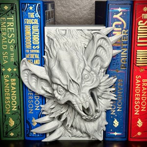 Bat Booknook, RPG do gier fabularnych, Fantasy, Niestandardowa dekoracja regału, Dungeons and Dragons DnD D&D, Miniatures of Madness