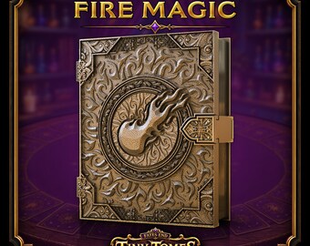 Fire Magic Tiny Tome Deck Box | Trading Card Holder, DnD Dice Box, MTG Storage Case