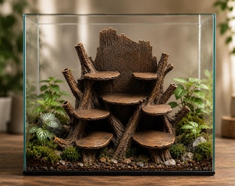 Branchland Aquarium and Terrarium Decor, Tabletop Miniatures Display Stand