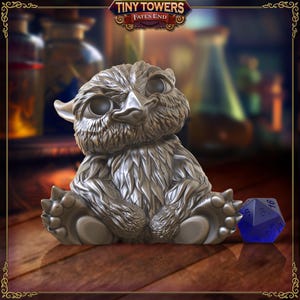 Owlbear Dice Vault, RPG Dice Holder for Roleplaying Games, DnD Pathfinder and Board Games, Fates End Tabletop Gaming