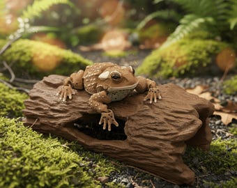 American Toad Toy, Articulated 3D Printed Fidget Desk Animal