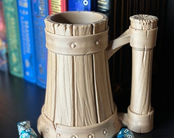 タバーンマグ缶ホルダー、DnDドリンクコンテナ、ダンジョンズ＆ドラゴンズパスファインダーRPGテーブルトップゲーム、ロールプレイングゲームコスプレ小道具