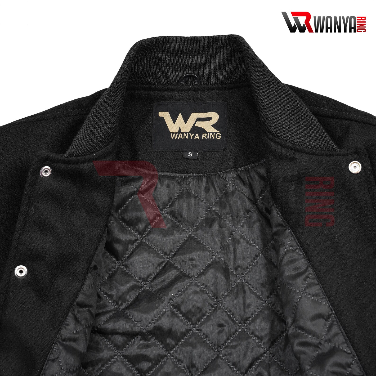 Varsity Jacket Leather Sleeves Vintage Men's Varsity Letterman
