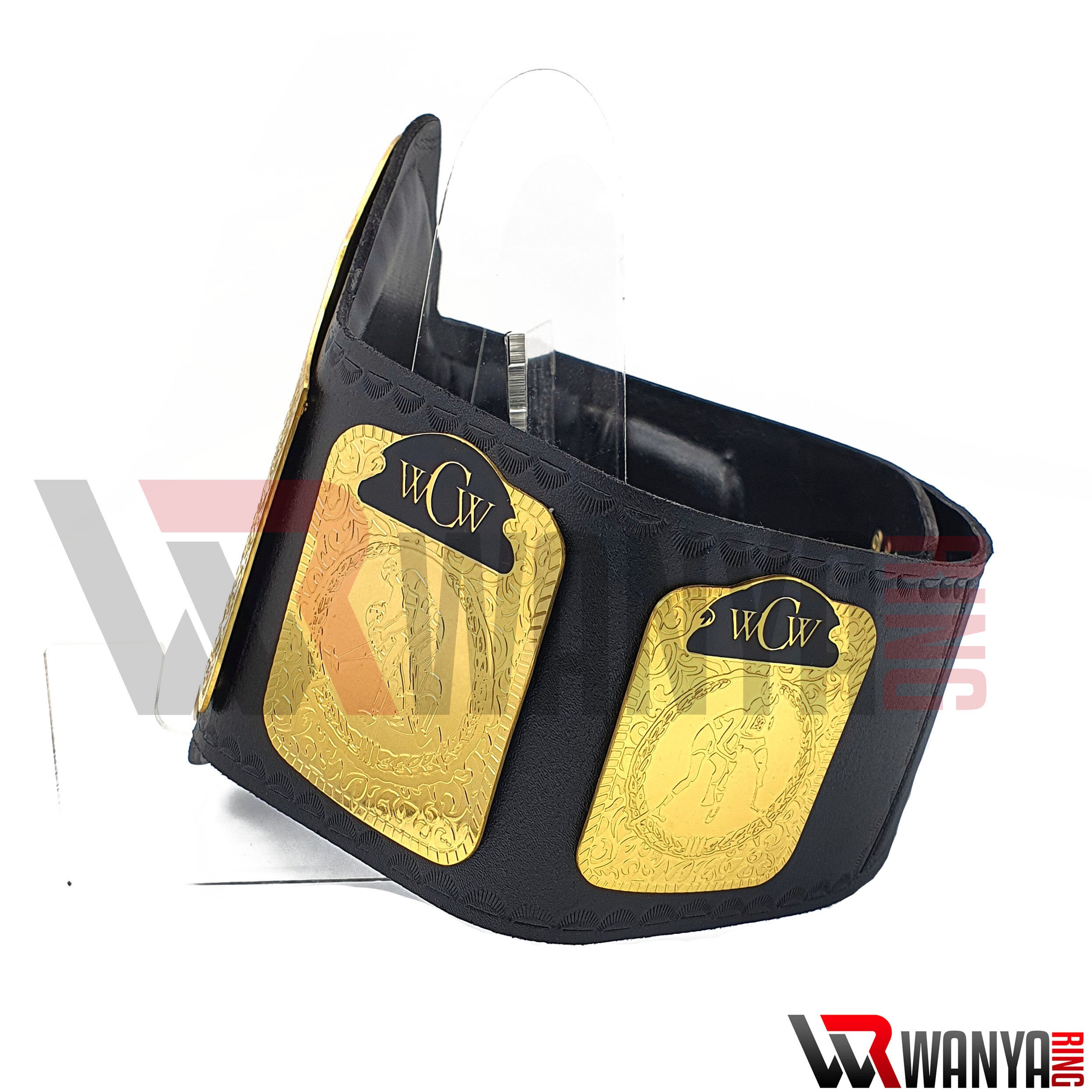 Cintura Campionato Mondiale Dei Pesi Pesanti Pelle Adulto Nera Replica - Foto 8