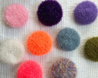 Round Dish Scrubbie | Korean Dish Scrubber | Handmade Crochet Scrubbie | Pack of 3 | Dish Scrub | Sponge Alternative | Gift