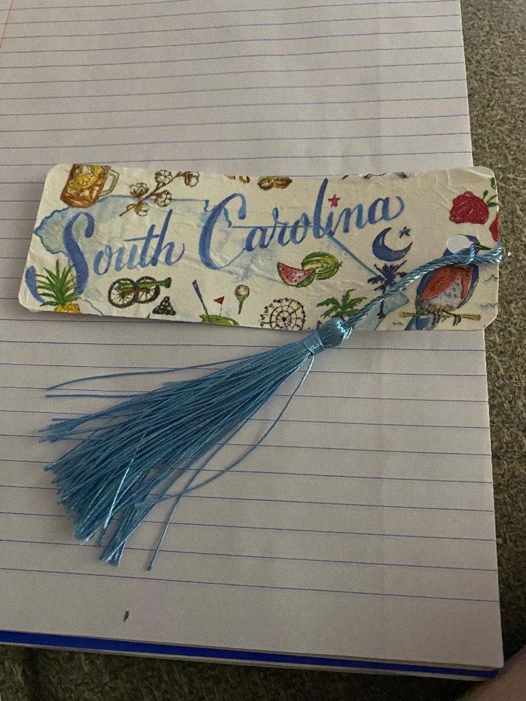 Bookmark Handmade With State and Graphics California - Etsy