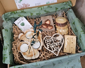 Luxury Gift Box for Dad,Personalised Gift for Dad,Fathers Day Gift,Box for Daddy,Gift from Son and Daughter,Cookies gift for Dad,wood gift