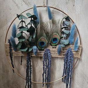 cadeau de fleurs séchées, couronne de fleurs, décoration naturelle pour la maison, cadeau botanique, cerceau floral, fleurs séchées, décoration murale, décoration naturelle unique, printemps