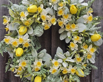 Fyearfly Ghirlanda Fiori Secchi In Erba Pampa E Rattan – 25 Cm Esterno, 15 Cm Interno, Decoro Su Entrambi I Lati