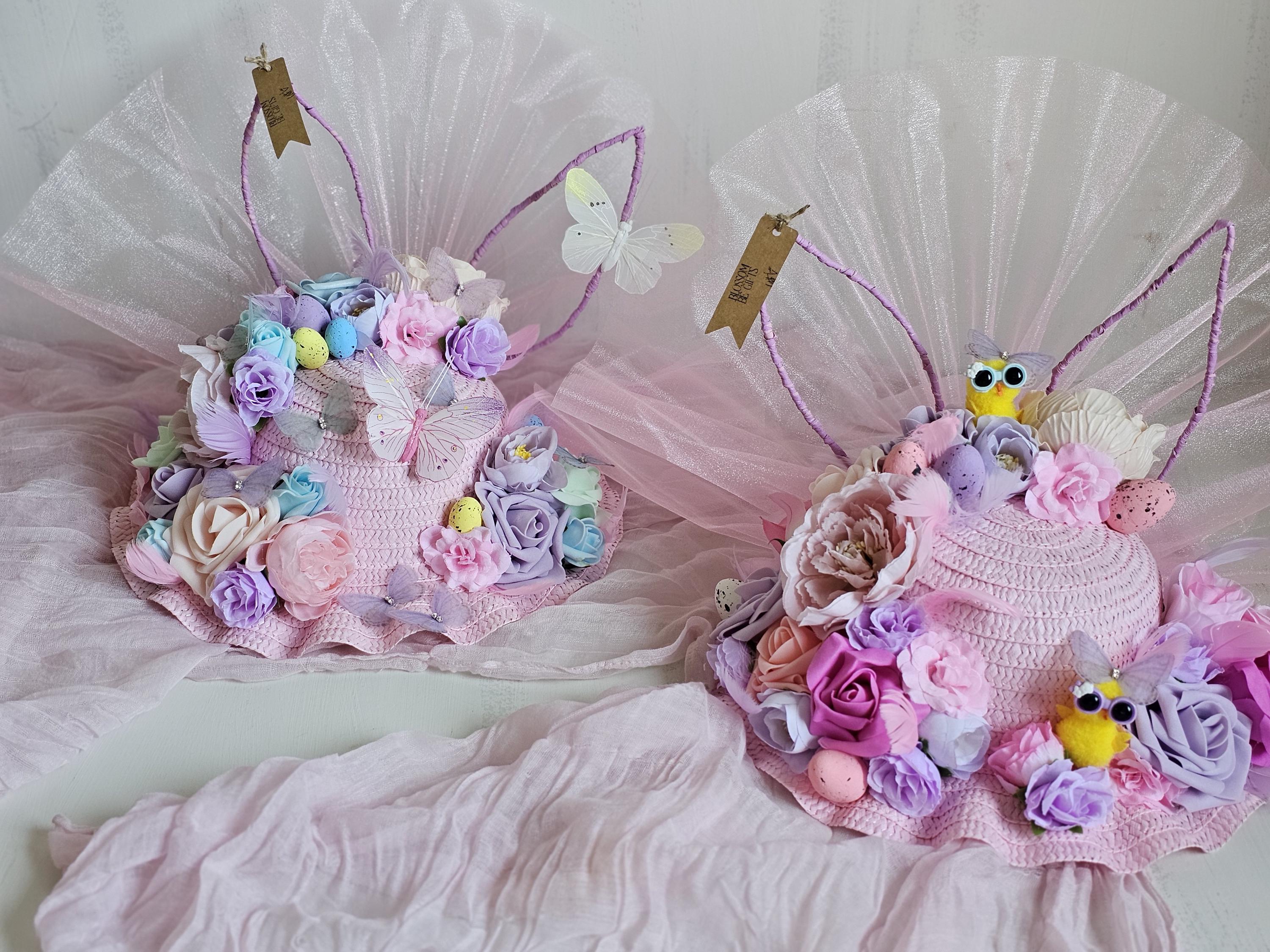 Easter Hat Floral Egg Flowers Bunny Garden Butterfly Festival Bonnet Spring Big Hat Trend Roundup | Easter Bonnet Parade — New York Handmade  main image 2
