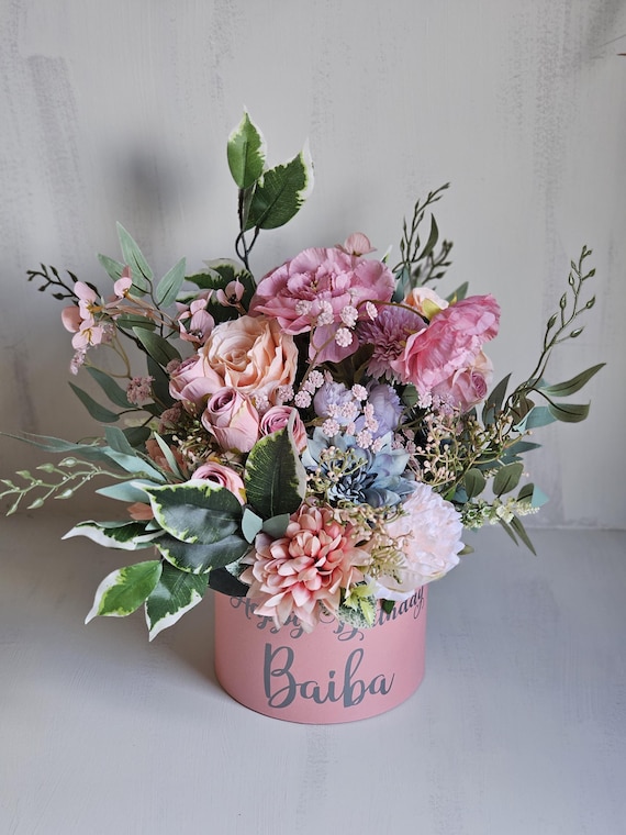 AF15005 Bouquet di Fiori Artificiali di Tarassaco, Bouquet di Sfere di Crisantemi Finti in Seta per Matrimoni, Compleanni, Decorazioni per la Casa