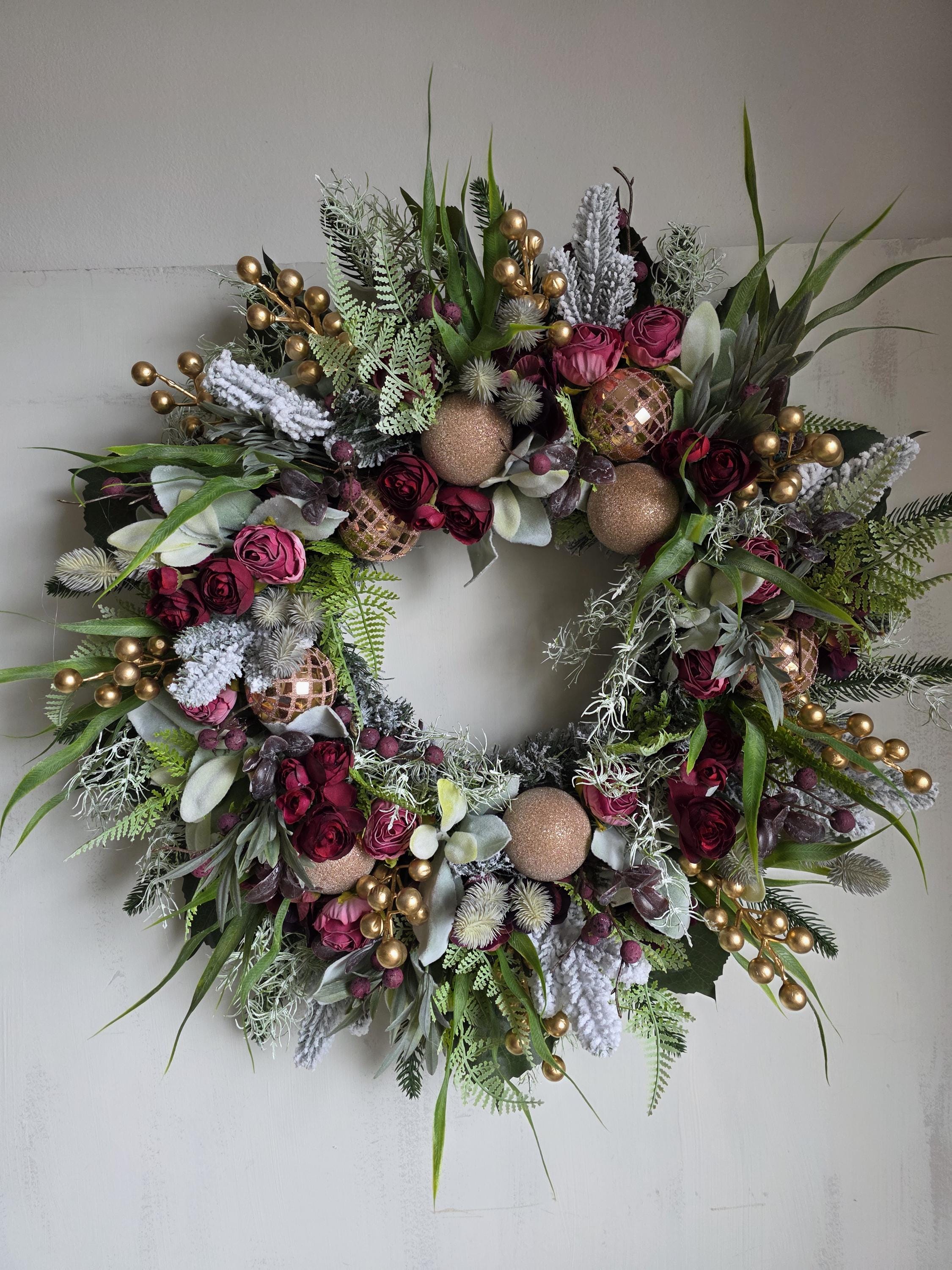 Christmas Wreath for Front Door,christmas Home Decor,holiday Door