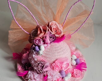 Top Hat Mini With Bunny Ears Hats Female Top Hat Mini With Bunny Ears Hats Female