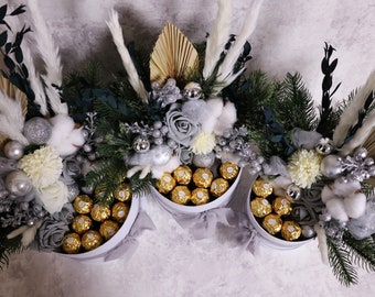 Christmas Flowers,Christmas Gift box,Festive Gift box,Christmas Gift set,Xmas Flowers,Christmas Gift Hamper,Christmas Gift for women,floral