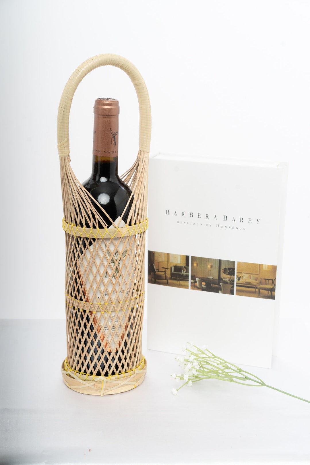 Wicker Wine Basket, Handmade Wine Basket, Environmentalfriendly Wine Basket, Gift Wine Basket