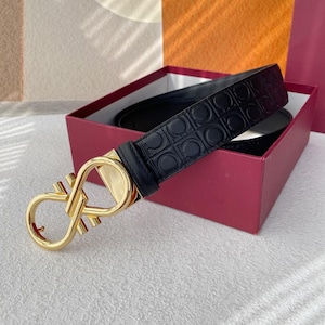 Authentic REVERSIBLE belt Salvatore Gamo Handcrafted Genuine Leather Belt