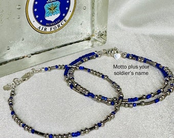 Air force deals mom bracelet