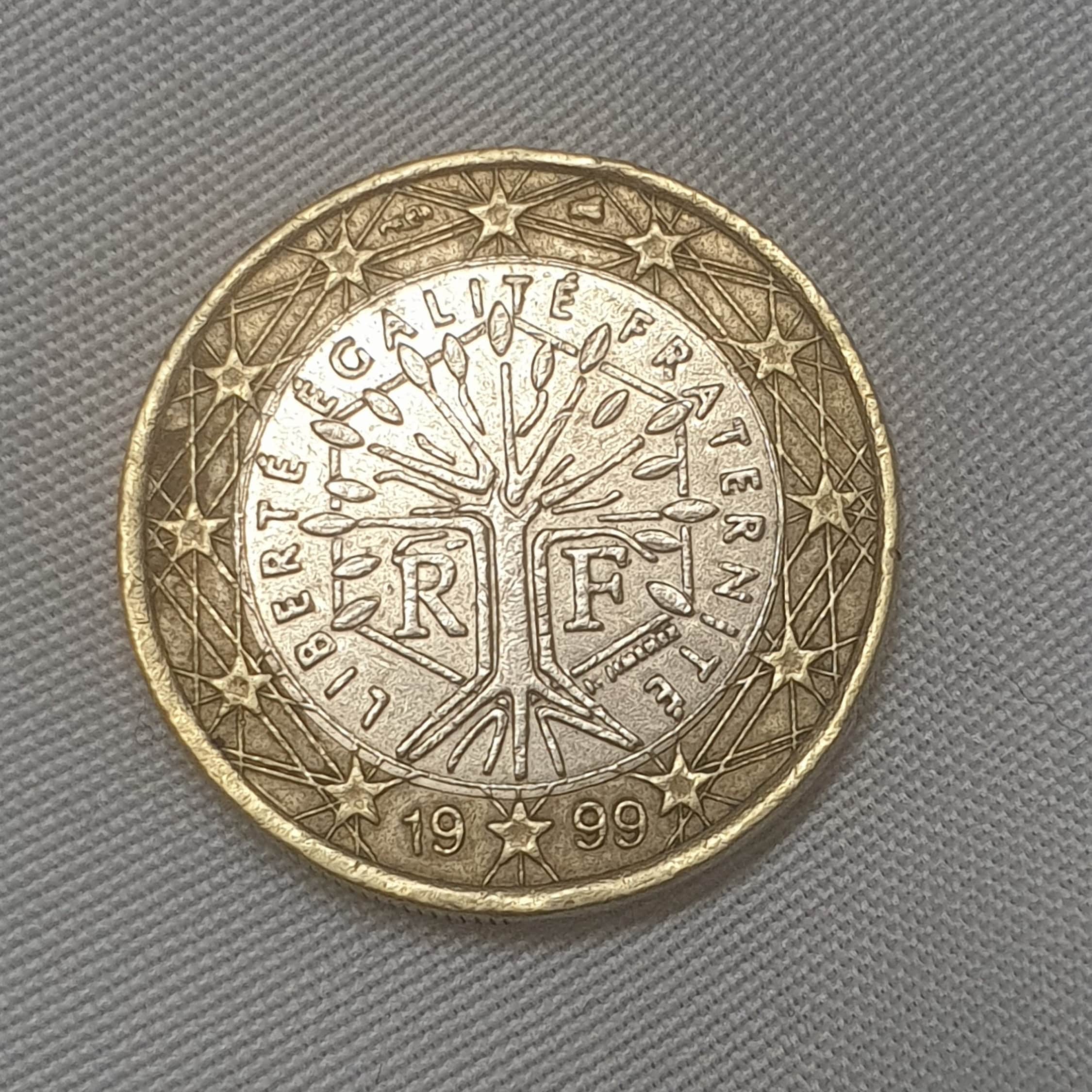 1999年製 発行年 1ユーロ ベルギー 1 euro coin 1999 - Etsy 日本