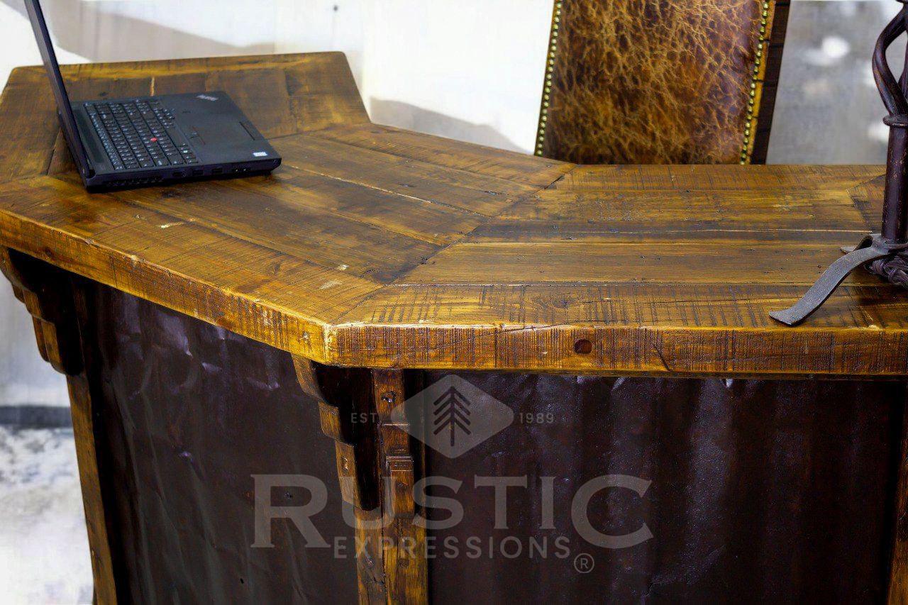 Workdesk Angel Old Fashion Angel Desk, Handmade Old Fashion Wooden Office Table ...