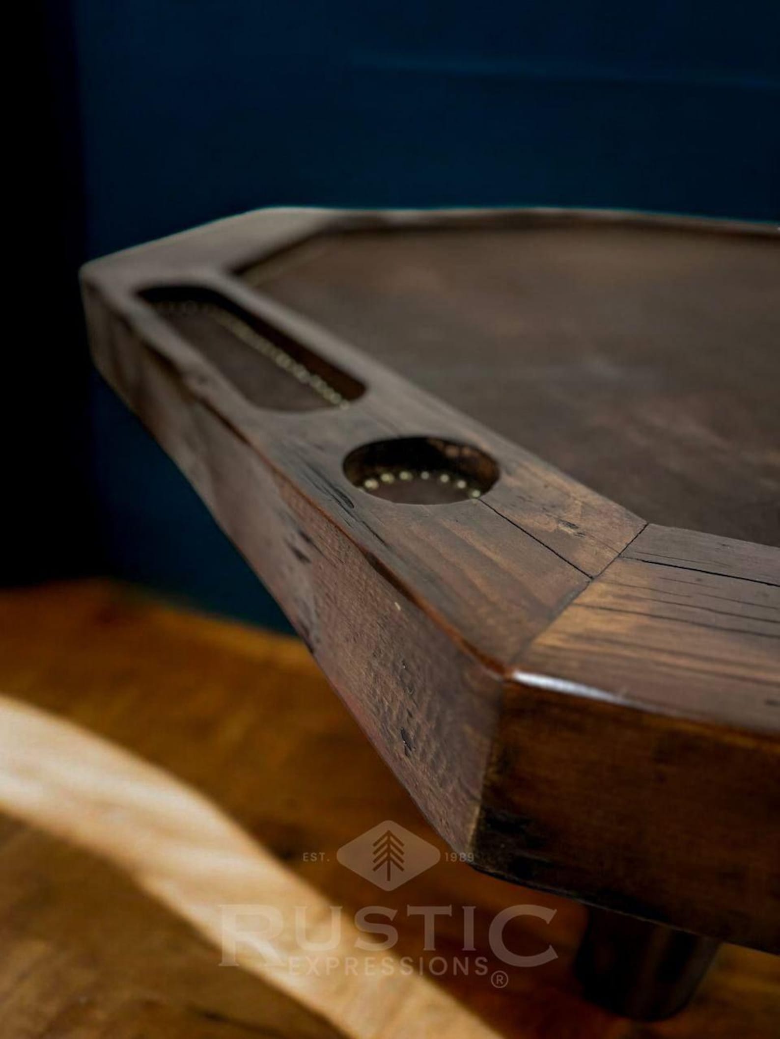Rustic Poker Machine Old Fashion Poker Table, Rustic Poker Table, Handmade Wooden Game Table ...