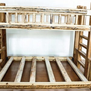 Cedar Log Bunk Beds Rustic Cedar Bunk Beds Solid Wood Bunk Bed Frame