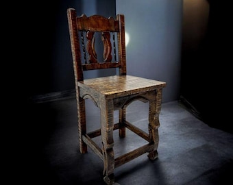 Old fashion Western Stool, Old Fashion Western Counter stool, Solid wood barstool, Bar and cave men, Handmade Country, Old West Style Stool