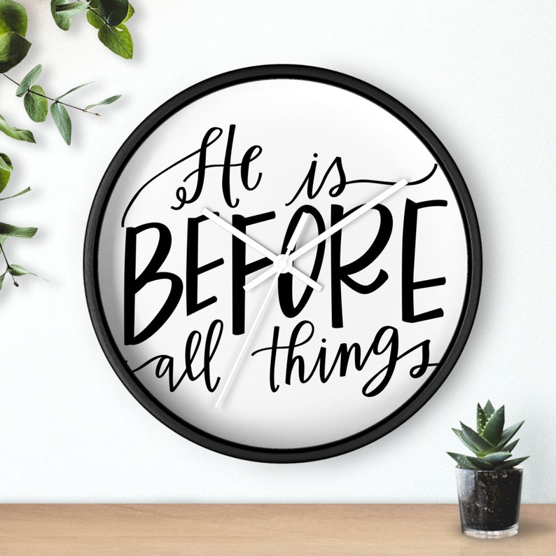 Christian Home Decor Wall Clock zdjęcie 10