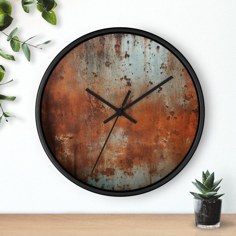 Industrial Wall Clock - Etsy Australia