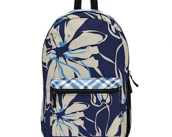 Modern Tropical Print Backpack