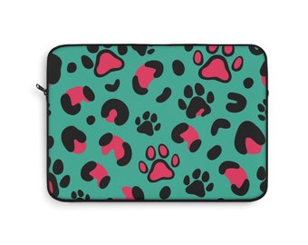 Custom Pawprint Laptop Sleeve