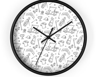 Horloge murale de golf