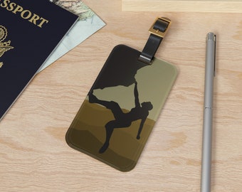 Rock Climber Luggage Tag