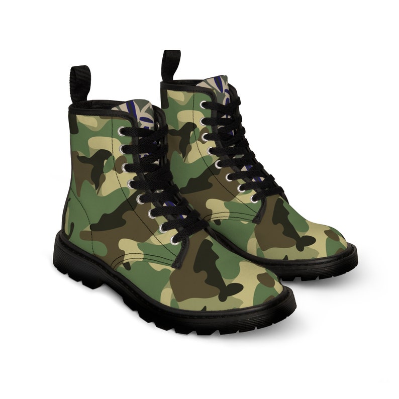 Green Canvas Ranger Boot main image 0