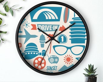 Mid Century Design Wall Clock