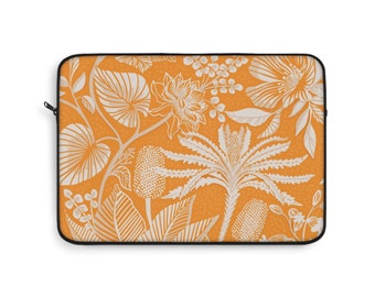 Housse personnalisée pour ordinateur portable à motif floral