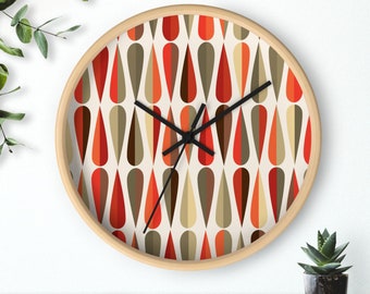 Mid Century Design Wall Clock