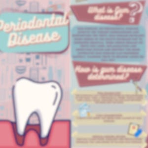 Folleto sobre la enfermedad periodontal / Folleto de higiene dental para pacientes / Imprimible sobre la enfermedad de las encías / Educación sobre salud bucal / Descarga instantánea