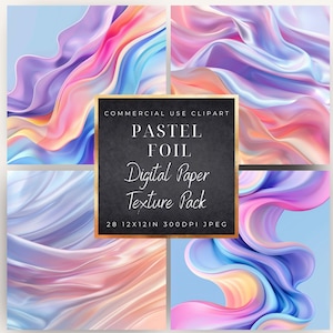 Beruhige Pastellfarben des Regenbogens Farbverlauf digitales Papier Textur-Weiche Regenbogen Folie-Kommerzielle Nutzung-Muster-Scrapbook-Hintergrund Kunst-Ombre glatte Textur