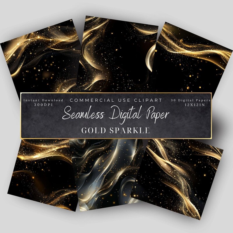 Black and Gold Background - Etsy